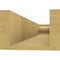 Ekena Millwork 6in. W x 4in. H x 28in. L Carmel Woodgrain TimberThane Rafter Tail, Primed Tan RFTUR06X04X28CARRCPR - alternate 2